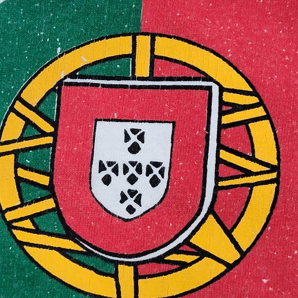 Vintage Portugal Soccer Shirt Medium 21x26 Football - Picture 9 of 13